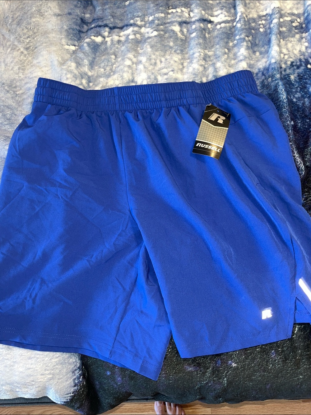 Russell Athletic Men's Bright Blue Training Shorts
